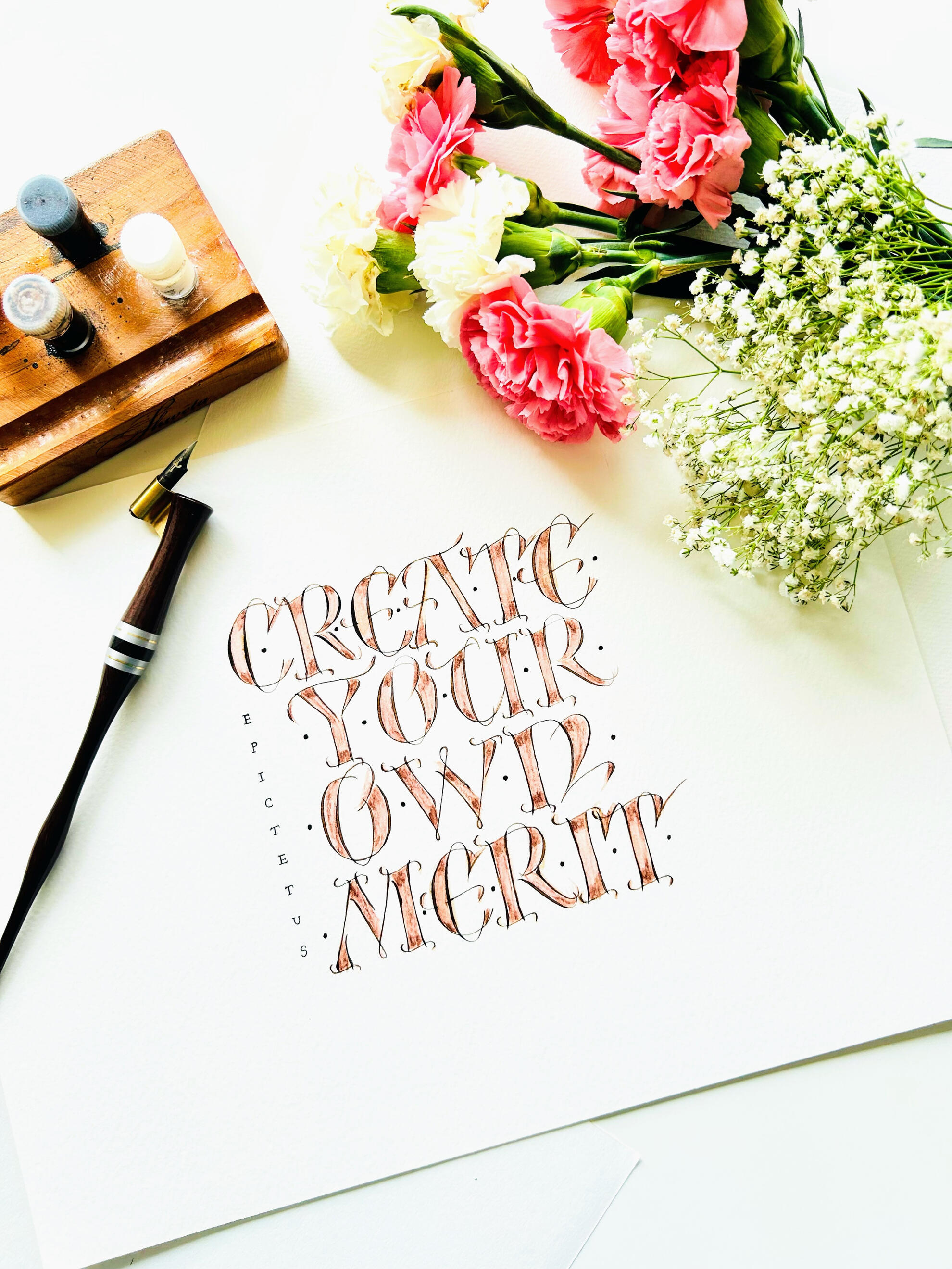 Shweta Script Logo Shweta Script calligraphy logo in black and white with ornate S monogram